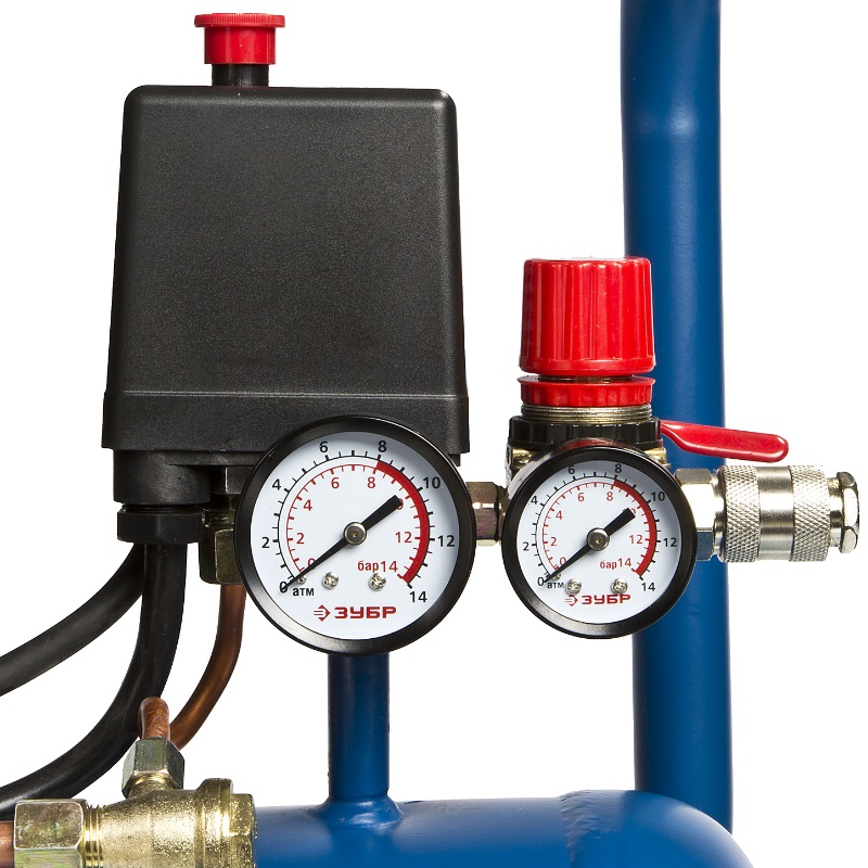 Компрессор воздушный масляный Зубр ЗКПМ-240-24-1.5