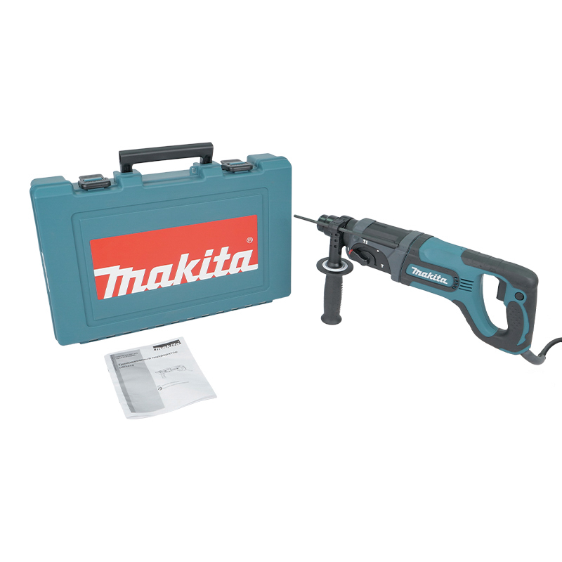 Перфоратор Makita HR 2475 159720 (780 Вт, 2.3 Дж, макс диаметр сверления 65 мм, вес 3 кг, кейс)