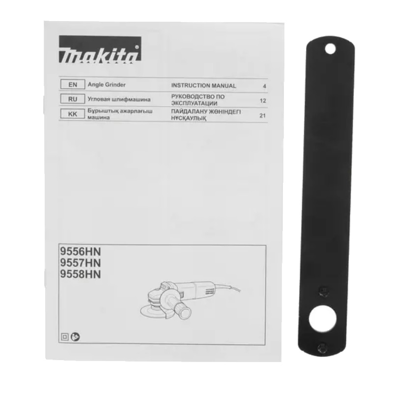 Угловая шлифмашина (болгарка) Makita 9557HNK6, 115 мм, 840 Вт, в кейсе в Череповце