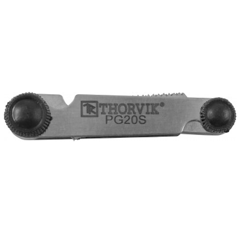 Набор резьбовых шаблонов для наружных резьб Thorvik PG20S 052875, 20 предметов в Вологде