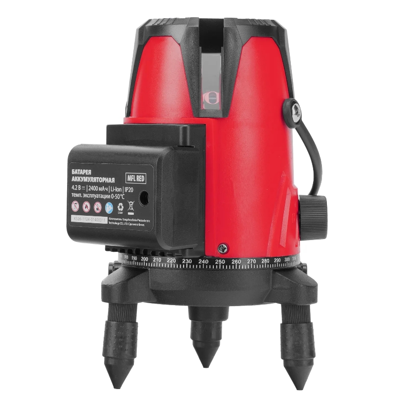 Лазерный уровень MTX MFL RED 35014, 30 м, красный луч, акк. Li 2400 mAh, сумка, резьба 5/8" в Муроме
