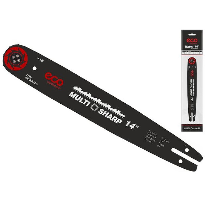 Шина Eco MULTI SHARP CSP-040, 35 см 14" 3/8" LP 1.3 мм 9 зуб в Вологде