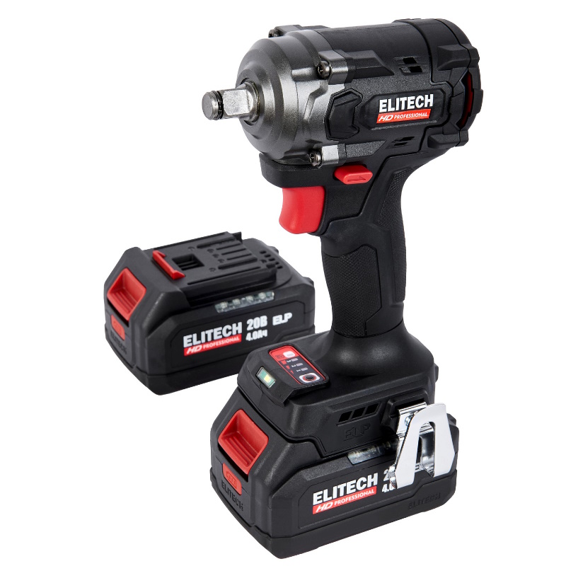 Гайковёрт аккумуляторный бесщеточный Elitech 205738 HD CW 2004SL (E2201.056.02) 20В, 4Ач, Li-Ion в Ярославле