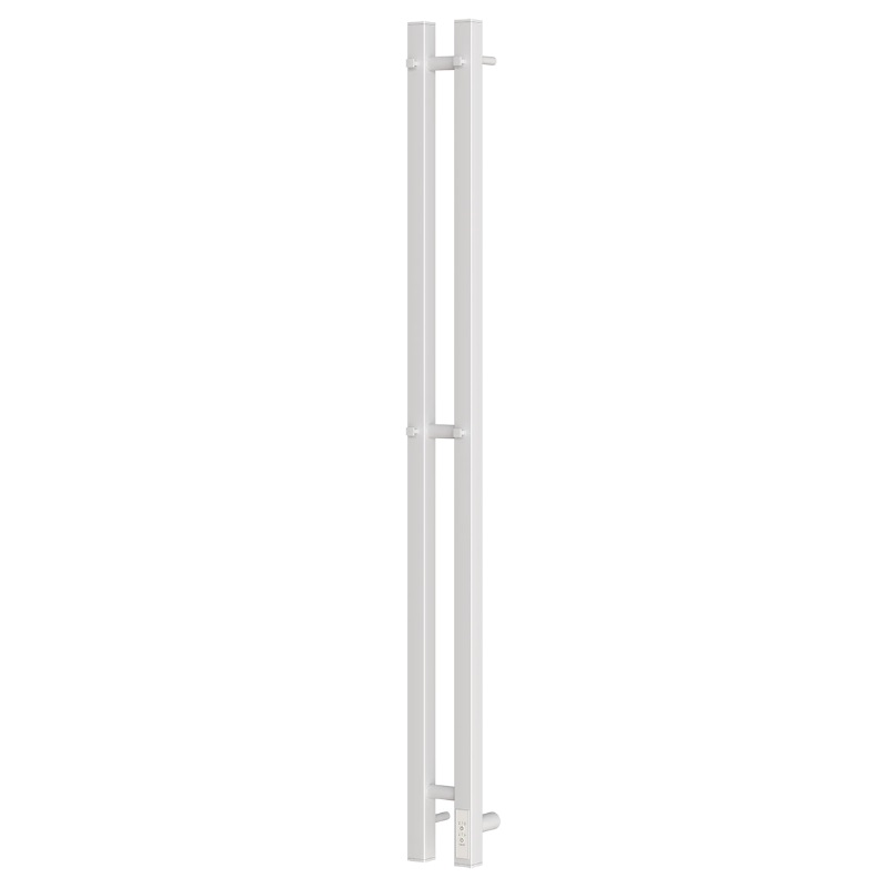 Полотенцесушитель электрический вертикальный Point PN13812W П3 (Гермес, размеры 80 на 1200 мм, белый) в Череповце