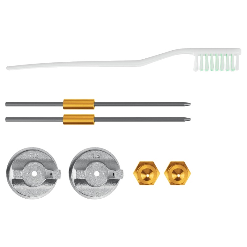 Пневматический краскопульт Зубр MS 200-3 6458 с верхним бачком 12 15 18 мм