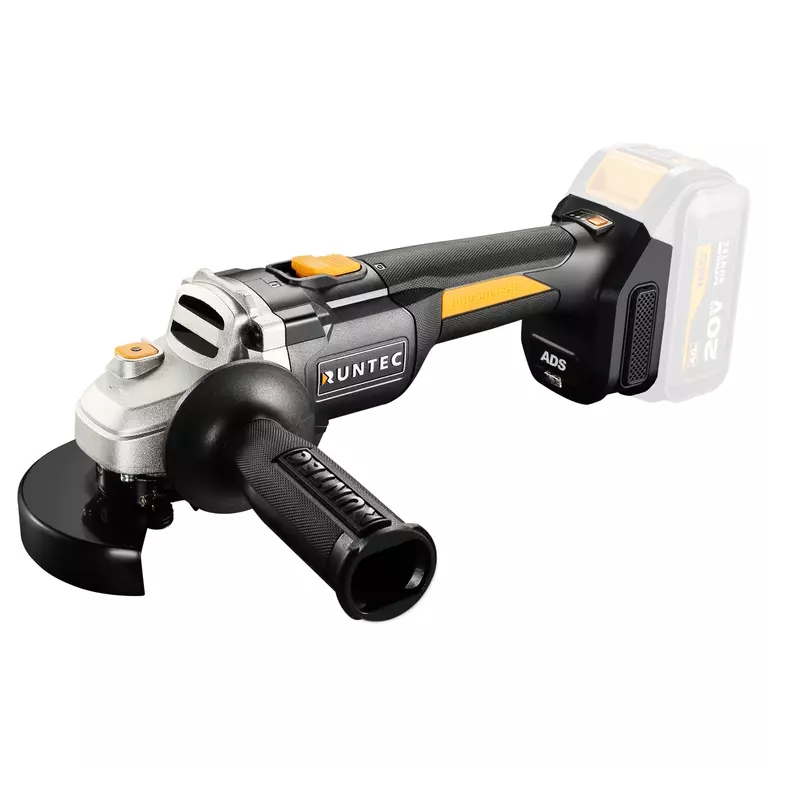 Угловая шлифмашина (болгарка) аккумуляторная Runtec RT-AG900W PRO, 125 мм, 20 В, без АКБ и ЗУ, плавный пуск в Твери