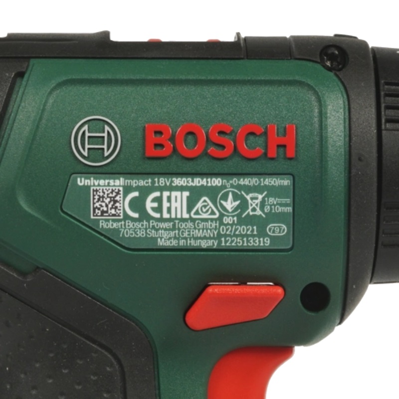 Аккумуляторная ударная дрель-шуруповерт Bosch UniversalImpact 18V 06039D4102