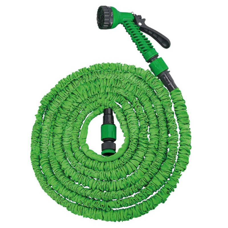 Набор поливочный Fit 77290 шланг растягивающийся 75-225 м и пистолет для полива 7 режимов 2604₽