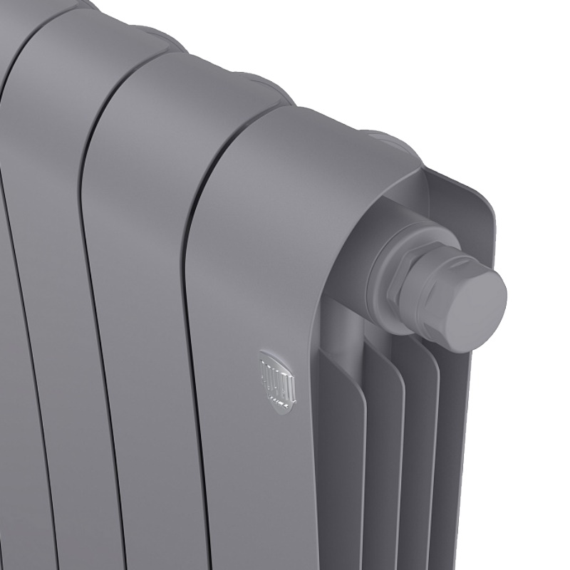 Радиатор биметаллический Royal Thermo Infinity 500 Silver Satin VR80 НС-1658389, 8 секций