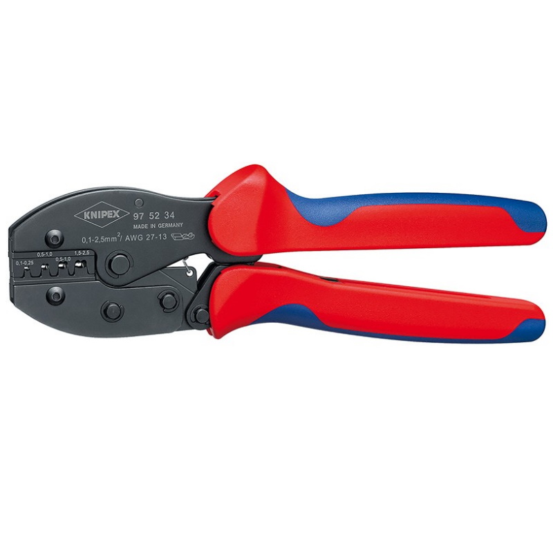 Пресс-клещи Knipex KN-975234 штекеры открытые неизол 29099₽