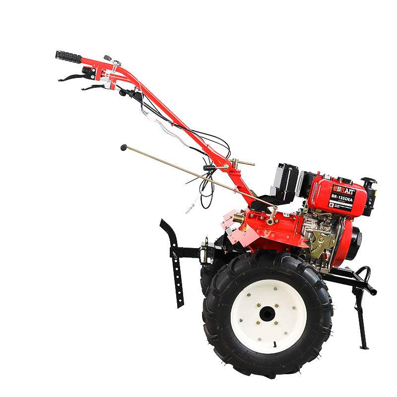 Мотоблок дизельный для сельскохозяйственных работ Brait BR-135DEA (с воздушным охлаждением)