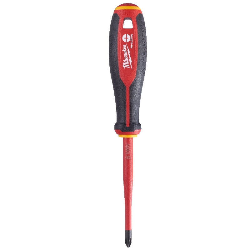 Отвертка диэлектрическая Milwaukee 4932478734, VDE, PH/SL2 x100, трехгранная рукоятка в Переславле