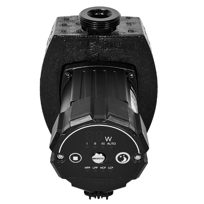 Частотный циркуляционный насос Rommer RCP-0030-2560180 PROFI, EVO 25/60-180, с гайками и теплоизоляцией в Череповце