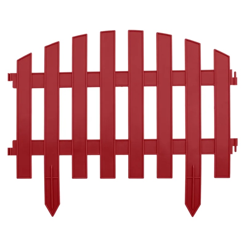Забор декоративный Palisad "Винтаж" 65015, 28х300 см, терракот
