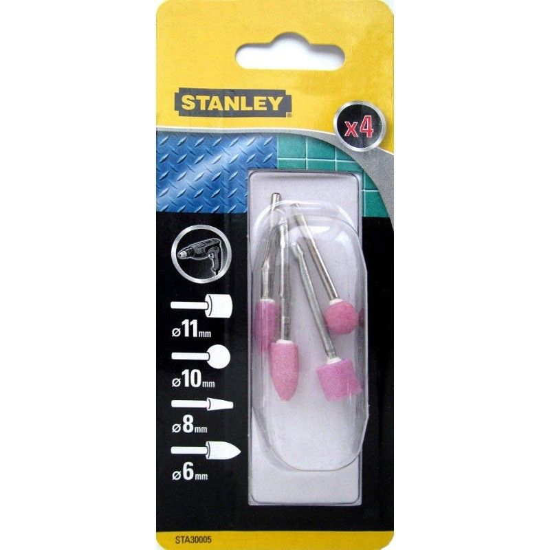 Набор точильных камней для дрели STANLEY STA30005-XJ (4 шт.) в Твери