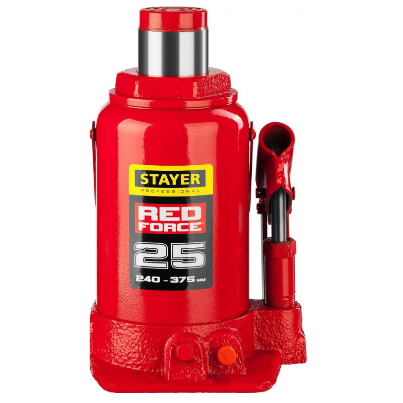 Домкрат гидравлический бутылочный Stayer "Red force" 43160-25 43160-25_z01, 25т, 240-375 мм в Иваново