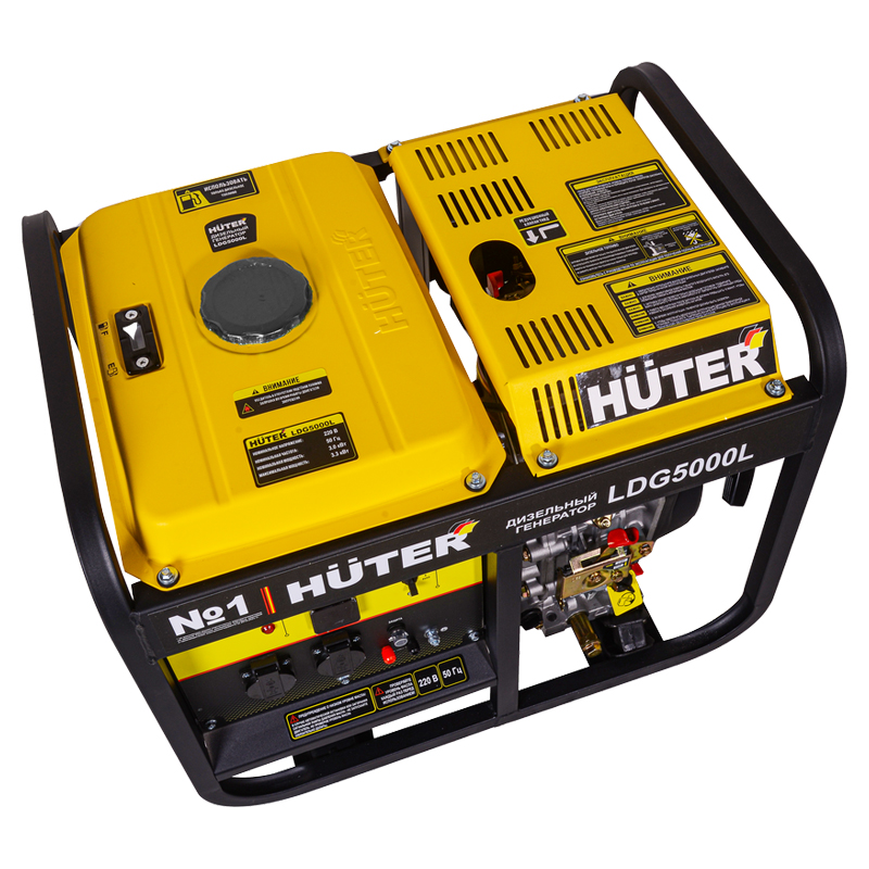 Дизельный генератор Huter LDG 5000L, 64/2/11