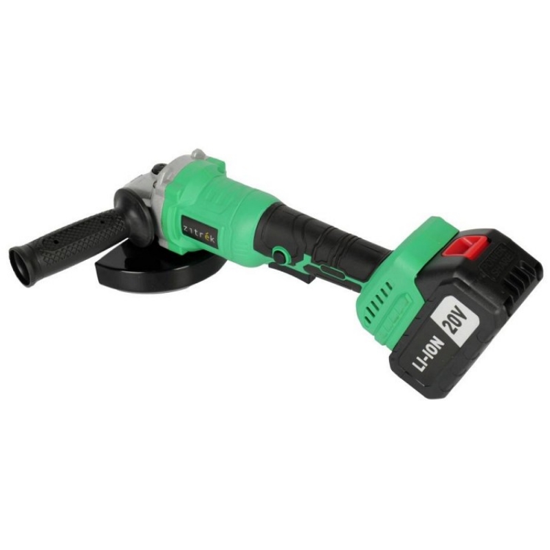 Угловая шлифмашина (болгарка) аккумуляторная Zitrek ZKAG20-125 PRO 083-1079, 125 мм, 20 В, регулировка оборотов, в кейсе в Костроме