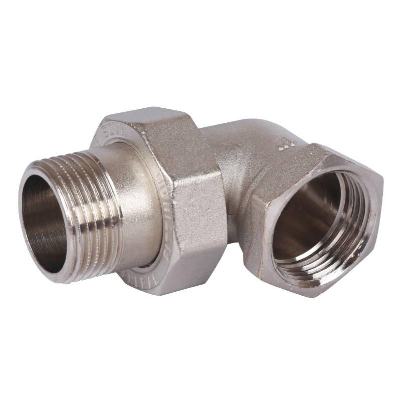 Американка угловая Stout SFT-0057-000001 ВН, 1", уплотнение под гайкой o-ring кольцо, никелированное в Муроме
