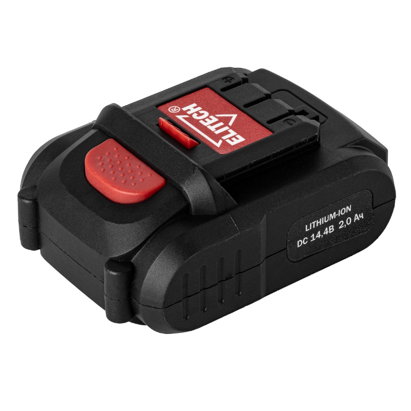 Аккумулятор Elitech 1820.127000 200217, 14.4 В, 2.0 Ач, Li-ion, для ДА14СЛ, слайдер в Угличе