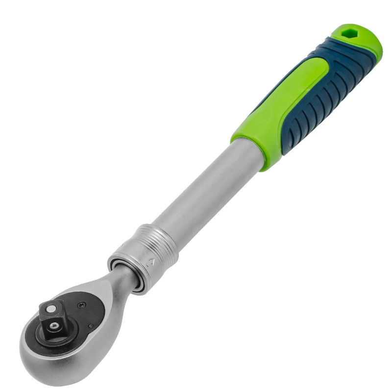 Ключ-трещотка телескопический Сибртех 14077, 1/2", 300-430 мм, 72 зуба, с быстрым сбросом в Иваново