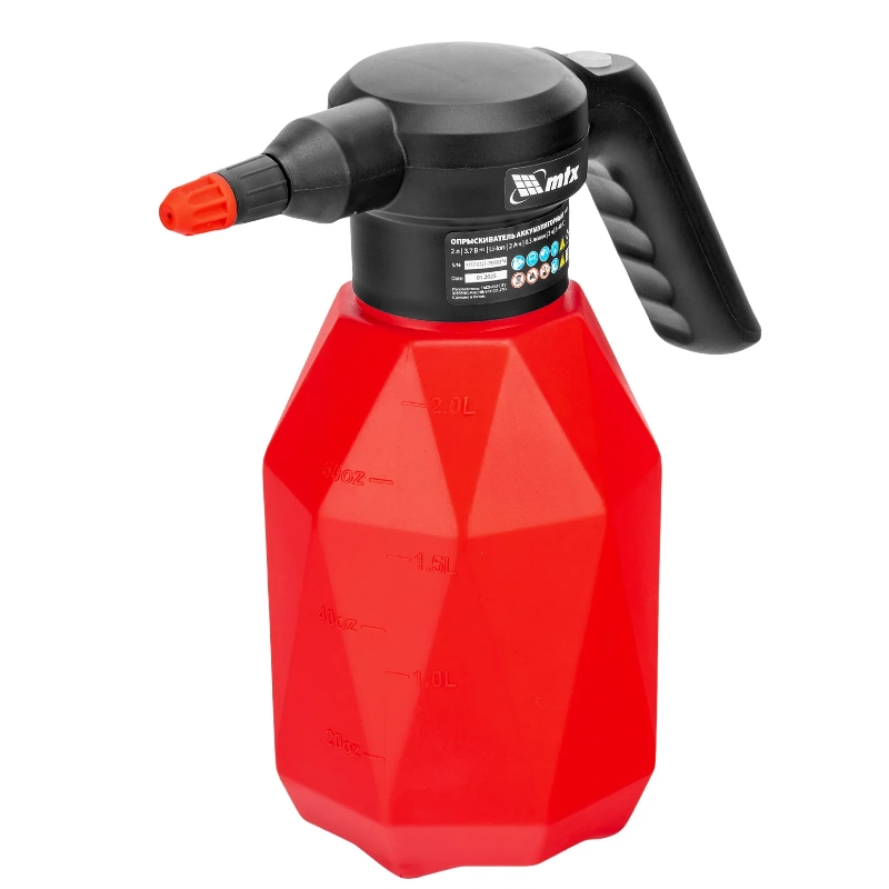 Опрыскиватель аккумуляторный MTX M-2LI 64793, 2 л, 3,7 В, 2 Ач