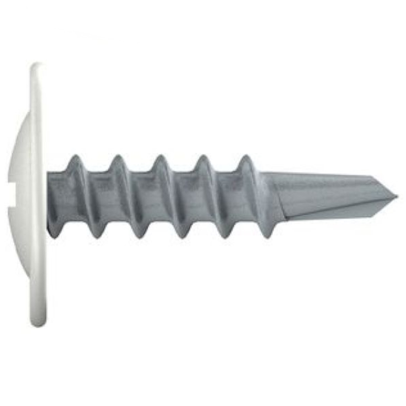 Саморез Starfix SMP1-55674-150, 4.2х16 мм с прессшайбой, цинк, со сверлом, RAL 9003 (150 шт в пластиковом контейнере) в Череповце