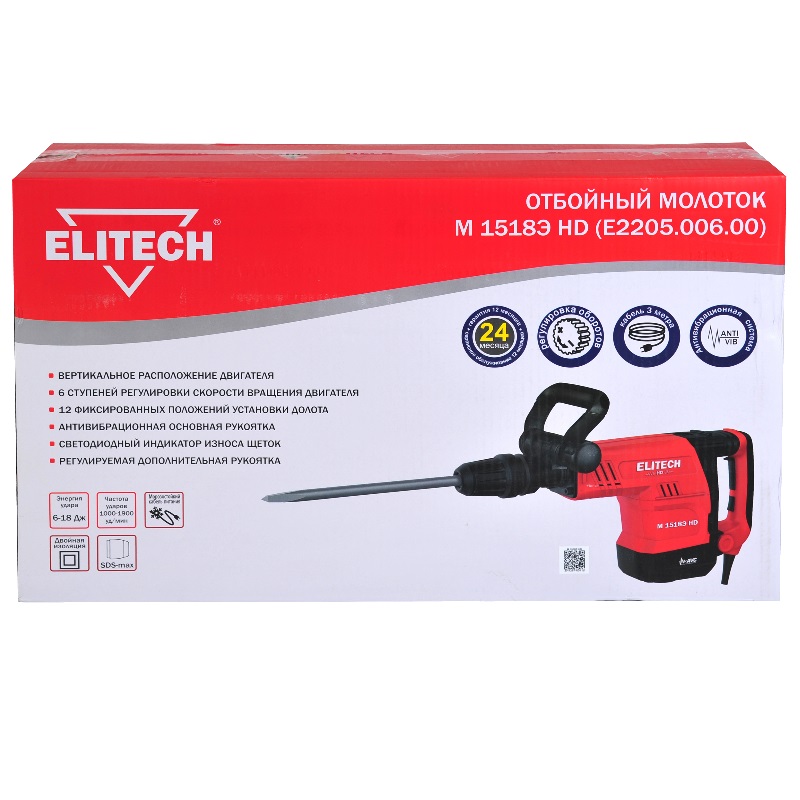 Отбойный молоток Elitech М 1518Э HD (E2205.006.00) в Костроме