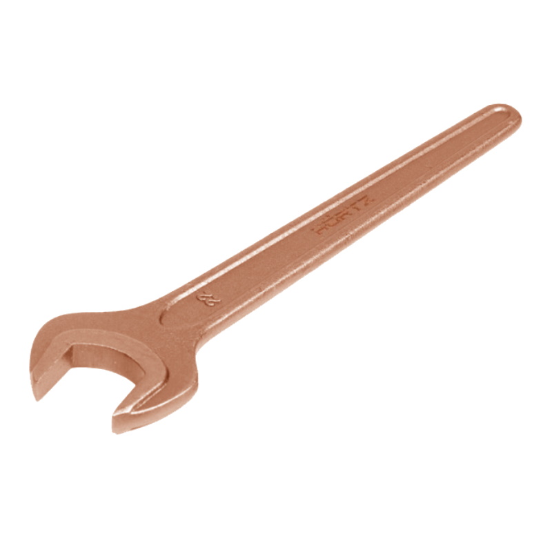 Ключ гаечный рожковый Hortz 1032793 односторонний 24 мм длинная ручка омеднение 1643₽