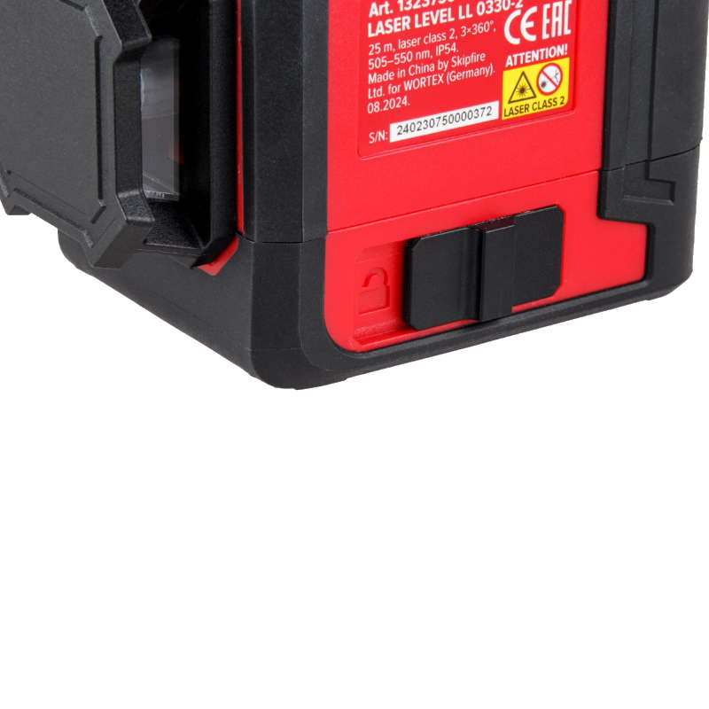 Нивелир лазерный Wortex LX LL 0330-2 1323750, линейный, 3х360°, до 25 м, +/- 0.3 мм/м, зеленый в Туле