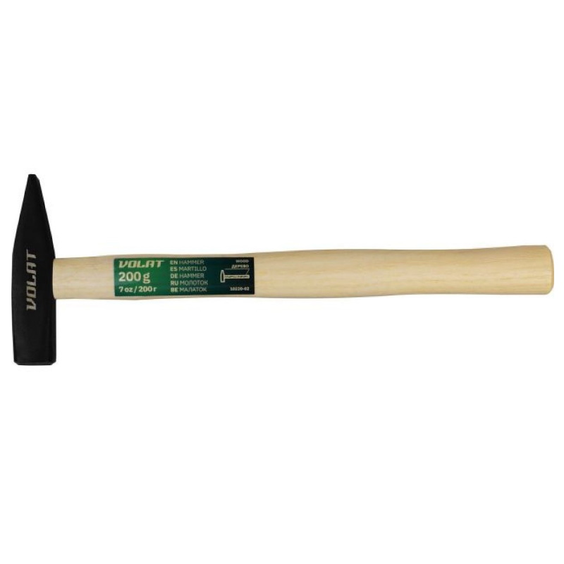 Молоток Волат 10220-02 02 кг с деревянной рукояткой 142₽