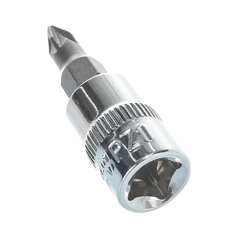 Насадка торцевая Ombra, 114601 (1/4"DR с вставкой-битой POZIDRIV® PZ1) в Переславле