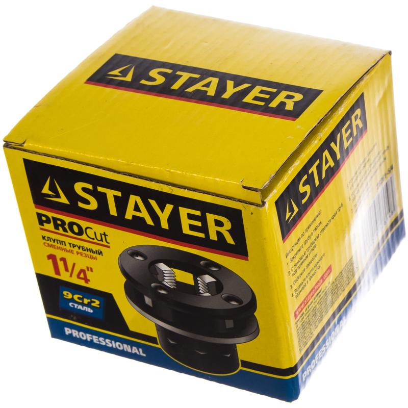 Трубный клупп со сменными резцами Stayer 28261-5/41, 1/4" в Коврове