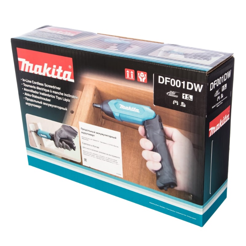 Аккумуляторная отвертка Makita DF001DW, 3,6 В  в Ярославле