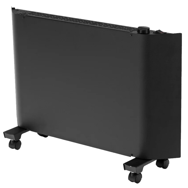 Конвектор электрический Denzel XCE-1500B 98128, 230 В, 1500 Вт, черный, сушилка, колеса, Х-элемент в Иваново
