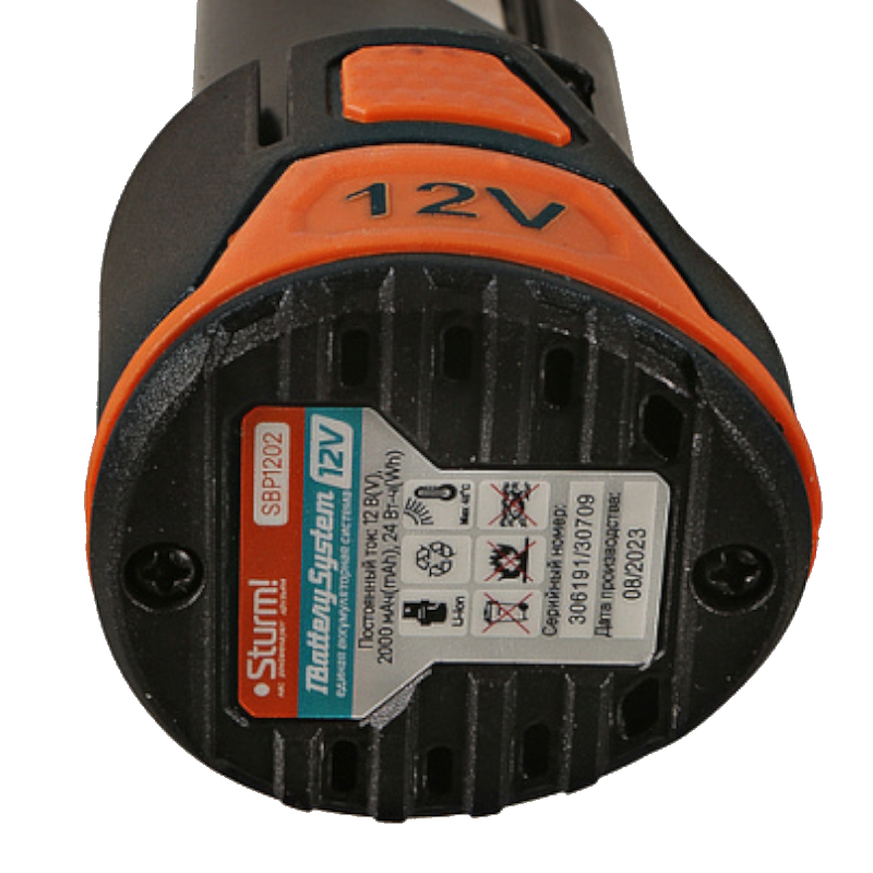 Аккумулятор Sturm SBP1202, 12В, 1BatterySystem12V