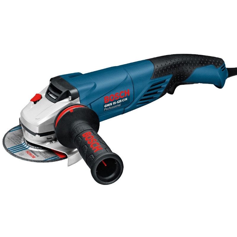 Угловая шлифмашина (болгарка) Bosch GWS 15-125 CIH 0.601.830.222, 125 мм, 1500 Вт, плавный пуск в Муроме