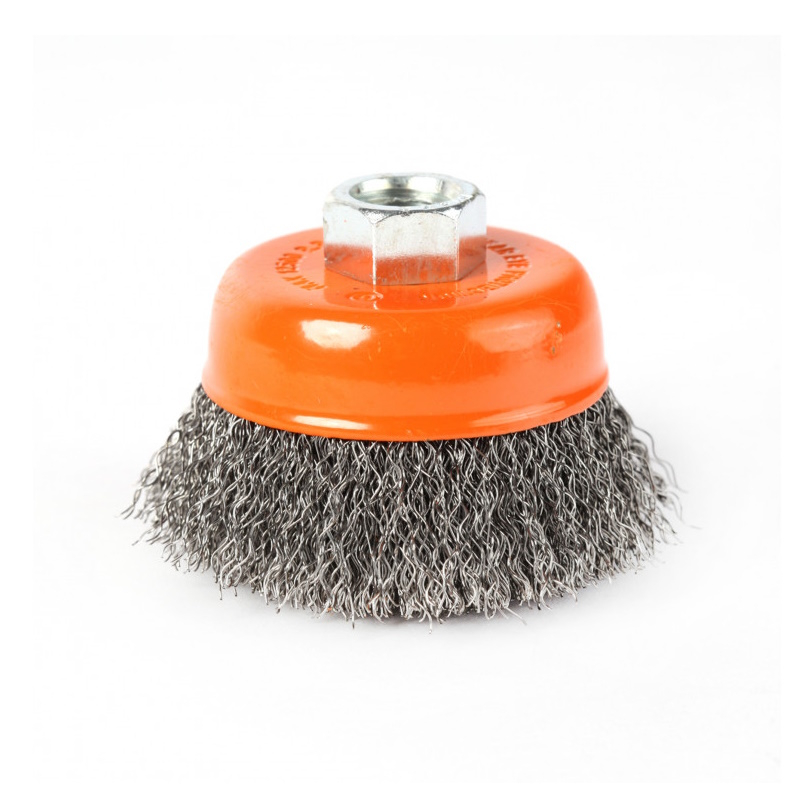 Щетка EDGE by PATRIOT 813010003, 100*М14, чашеобразная, гофрированная проволока