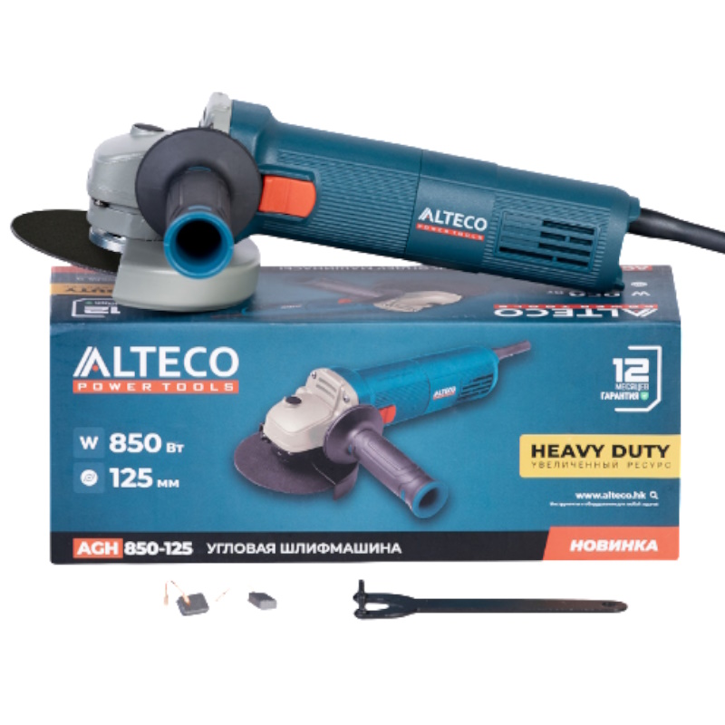 Угловая шлифмашина Alteco HEAVY DUTY AGH 850-125 40939