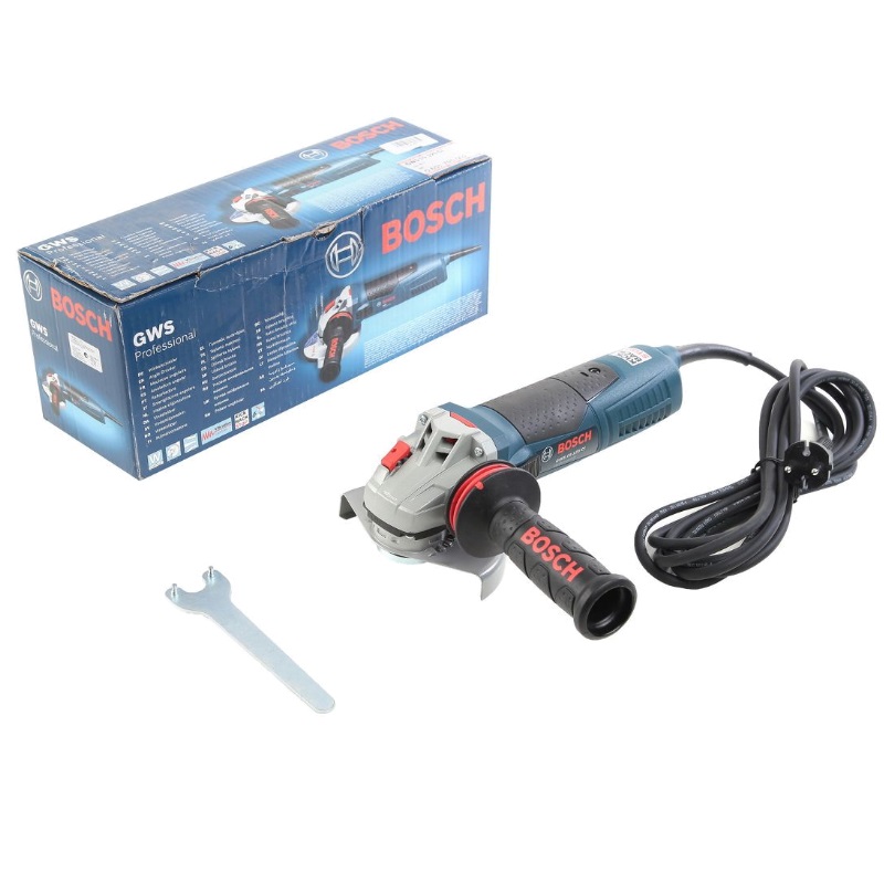 Угловая шлифмашина (болгарка) Bosch GWS 15-125 CI 0.601.795.002, 125 мм, 1500 Вт, плавный пуск, регулировка оборотов в Рыбинске