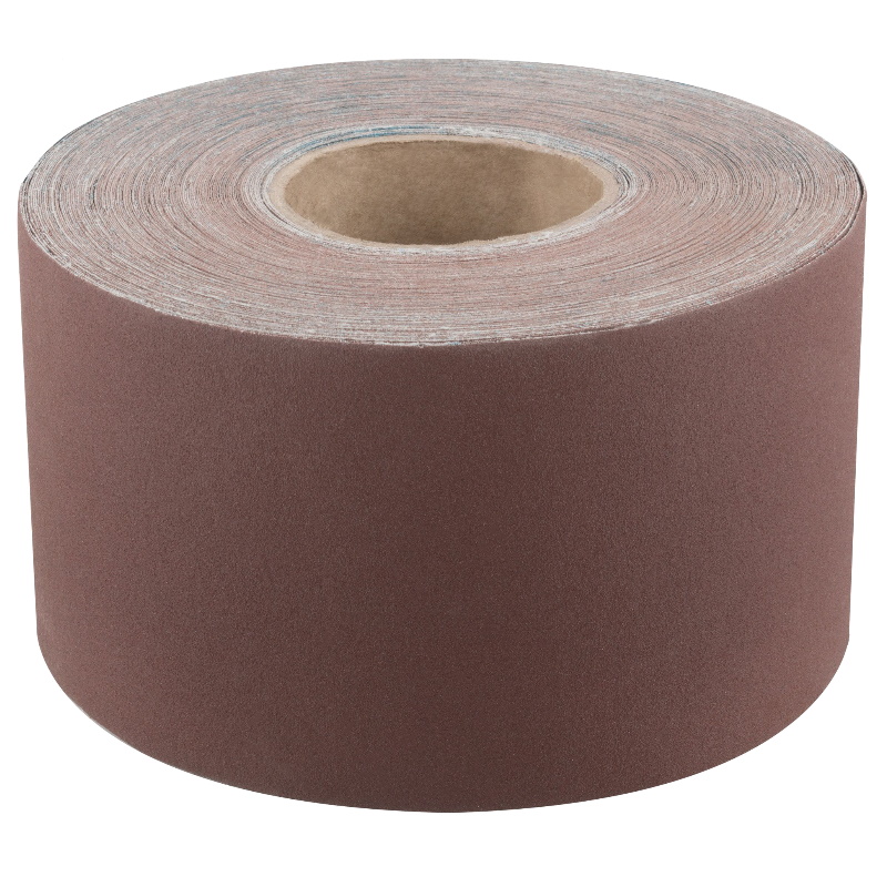 Рулон шлифовальный Fit 38077 на тканевой основе алюминий-оксидный абразивный слой 115 мм х 50 м Р150 6510₽