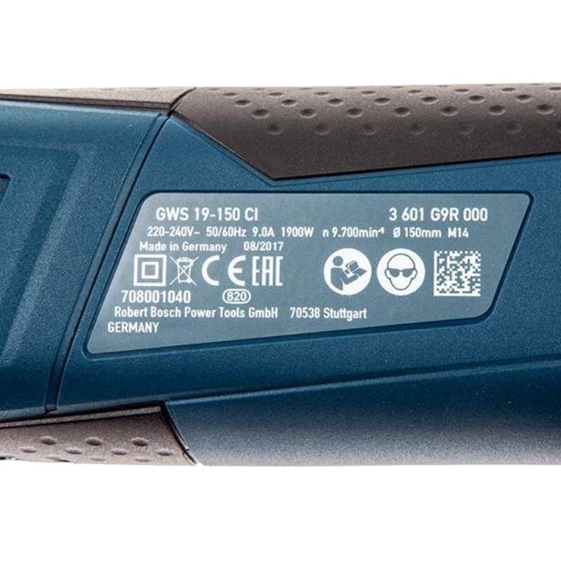 Угловая шлифмашина (болгарка) Bosch GWS 19-150 CI 0.601.79R.002, 150 мм, 1900 Вт, плавный пуск в Иваново