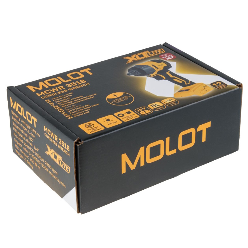 Гайковерт аккумуляторный Molot MCWR 3518 XLT Lite SOLO 2335039 в Иваново