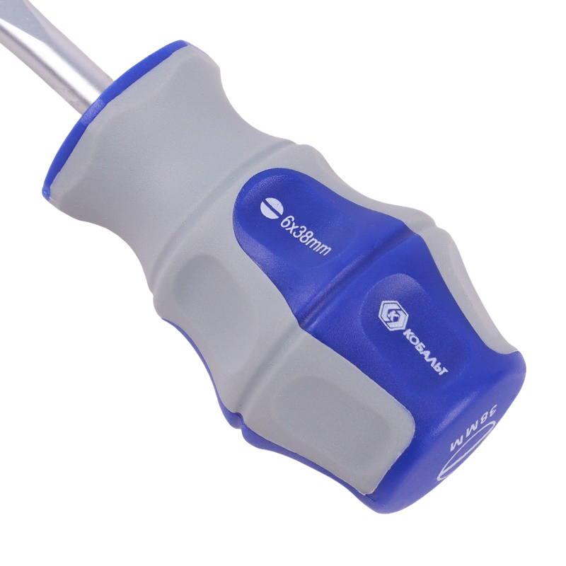 Отвертка Кобальт Ultra Grip 646-300, SL6.0х38мм, CR-V, 1 шт. в Угличе