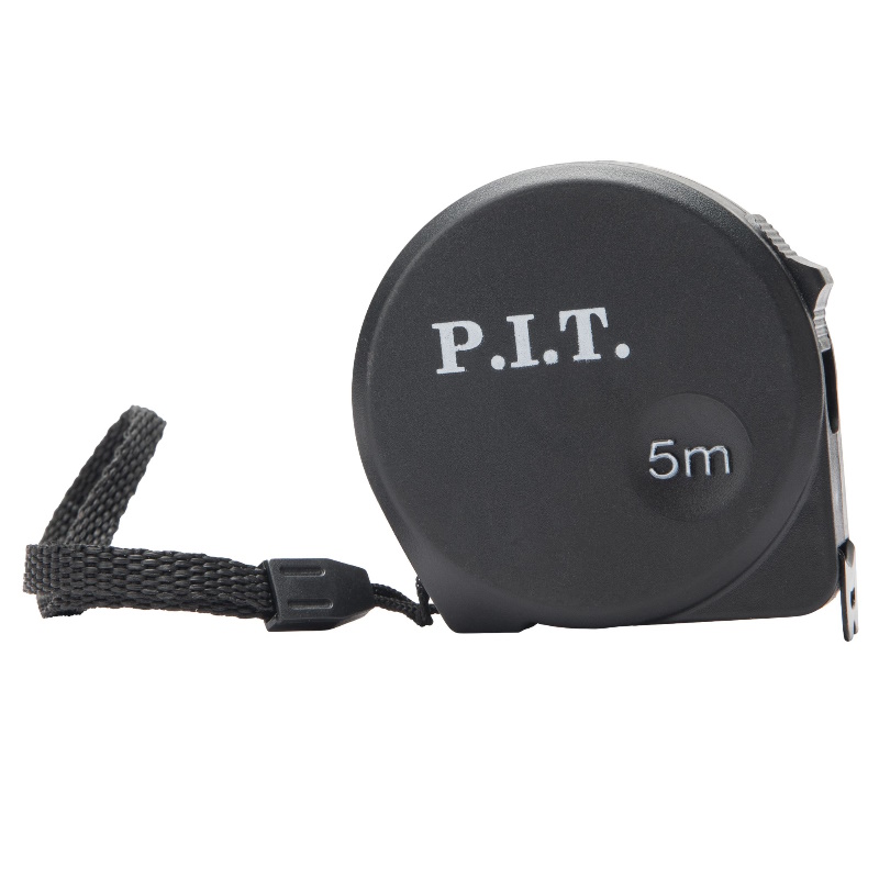 Рулетка с фиксатором P.I.T. CONTROL HTPM03-0525, 5мx25ммх0.03мм, 2 класс, мм/дюймы, ABS в Туле