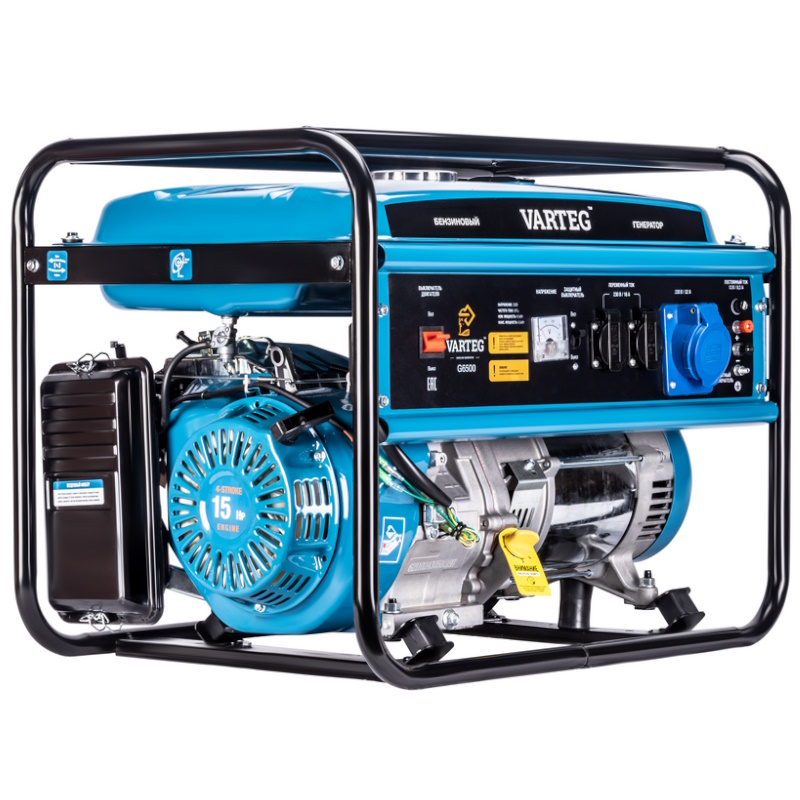 Бензиновый генератор Varteg G6500 6211 39080₽