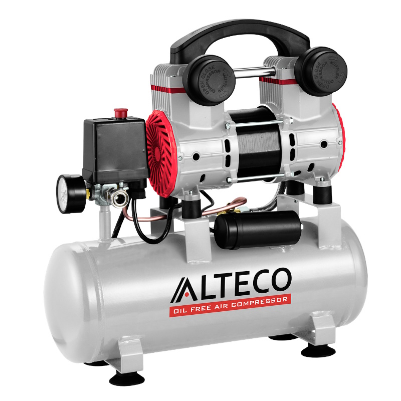 Безмаслянный компрессор Alteco ACO 9L 63423