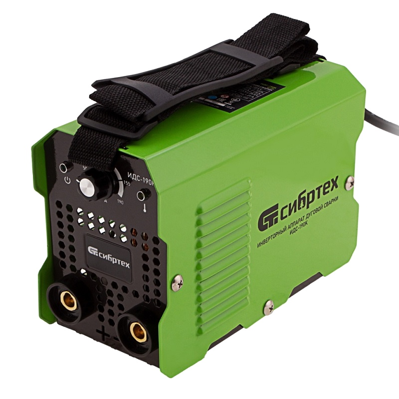 Инверторный аппарат дуговой сварки Сибртех ИДС-190K 94394 190 А 4181₽