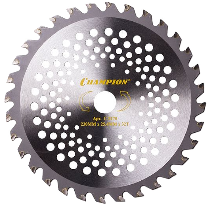 Нож с зубцами из твердого сплава Champion Strong C5170 32/230/25,4 в Муроме