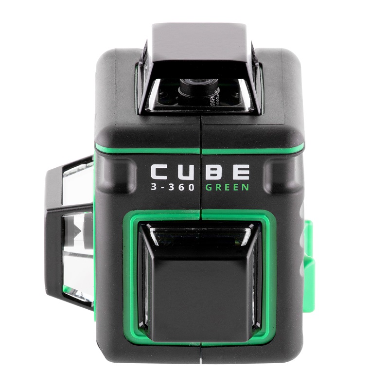 Комплект А00727: Уровень Ada CUBE 3-360 GREEN Basic Edition + Дальномер Ada Cosmo 50 + Штатив-штанга Ada SILVER PLUS в комплекте с треногой (3,6 м)